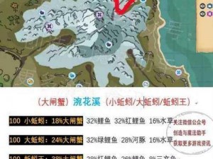 创造与魔法探索：神秘大闸蟹垂钓地点指南