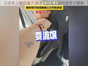 公交车上被后进了,女子公交车上被后进男子猥亵