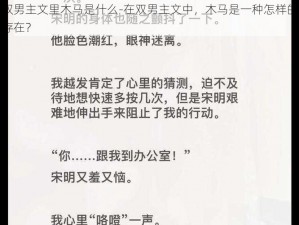 双男主文里木马是什么-在双男主文中，木马是一种怎样的存在？