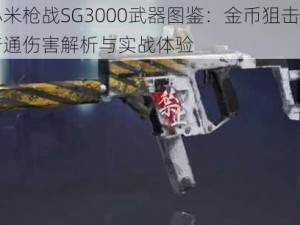 小米枪战SG3000武器图鉴：金币狙击枪普通伤害解析与实战体验