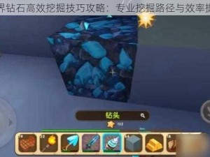 迷你世界钻石高效挖掘技巧攻略：专业挖掘路径与效率提升秘籍