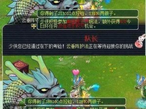 梦幻西游手游云垂阵详解：揭秘云垂阵的神奇魅力与实战效果