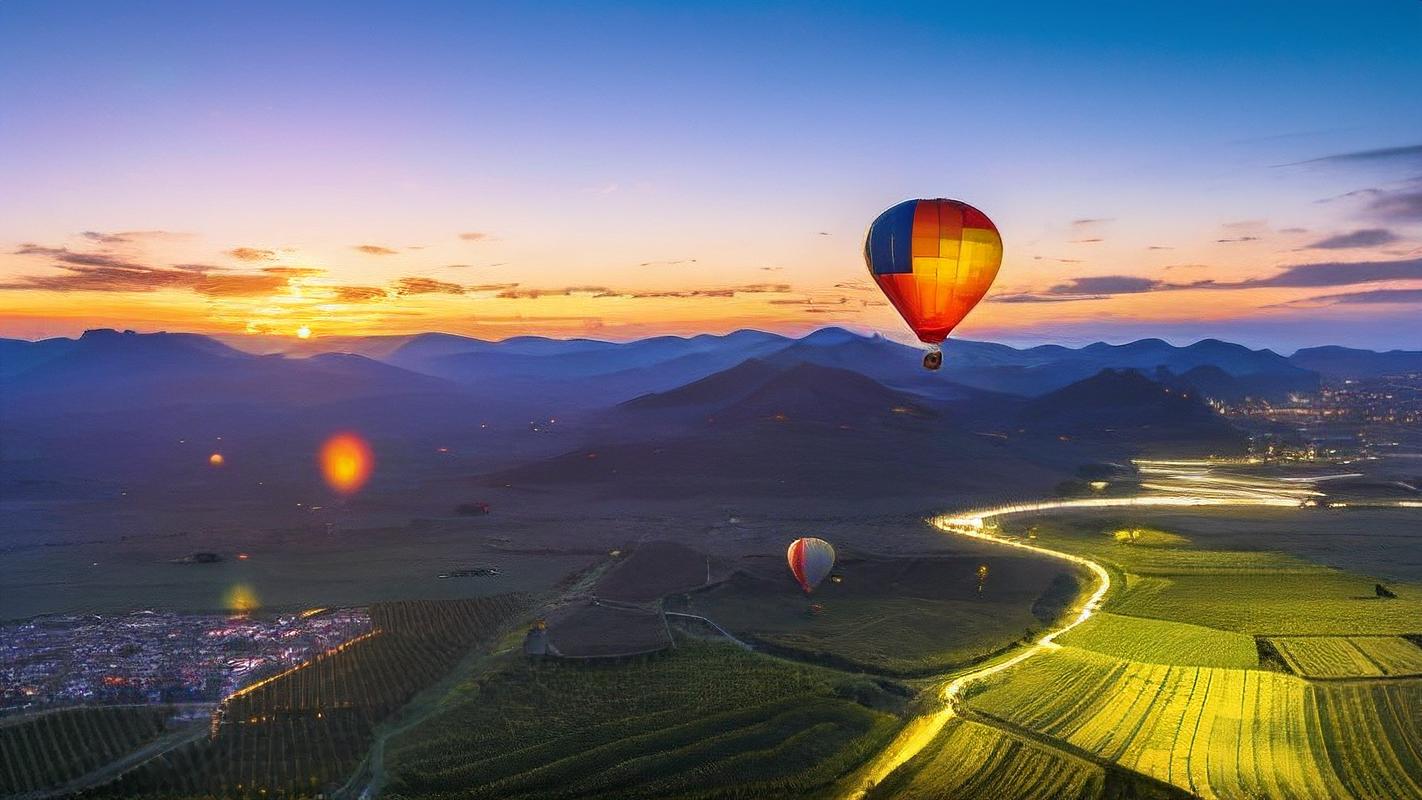 夕阳余晖中的热气球传奇：莎士比亚必杀技探秘之凌空盛景之旅