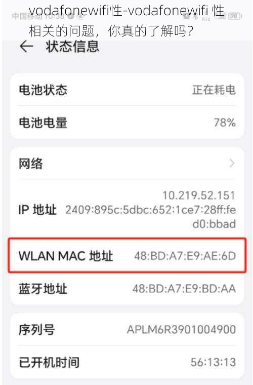 vodafonewifi性-vodafonewifi 性相关的问题，你真的了解吗？