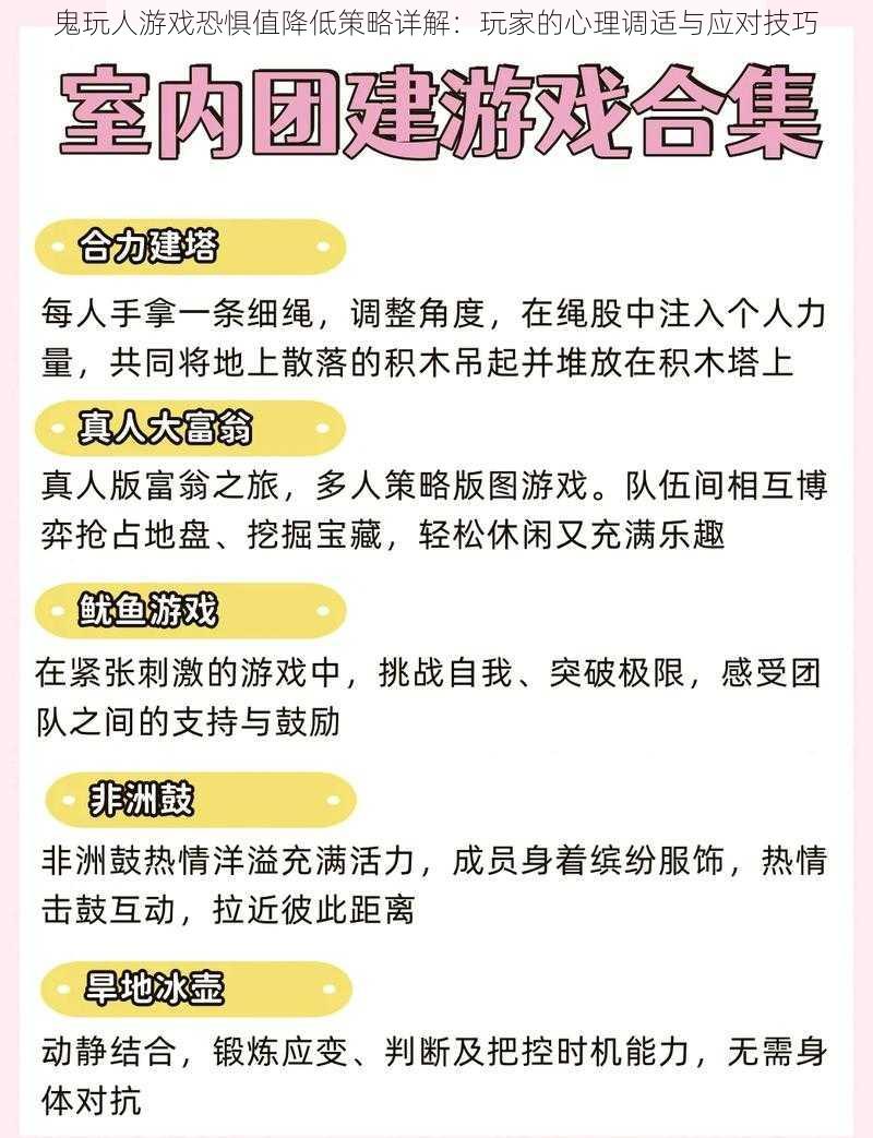 鬼玩人游戏恐惧值降低策略详解：玩家的心理调适与应对技巧