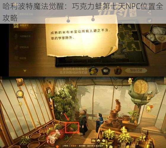 哈利波特魔法觉醒：巧克力蛙第七天NPC位置全攻略