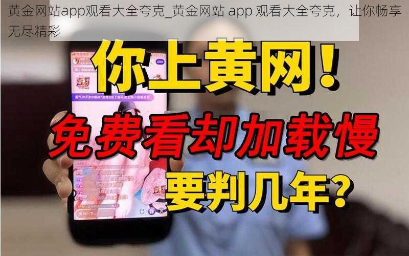 黄金网站app观看大全夸克_黄金网站 app 观看大全夸克，让你畅享无尽精彩