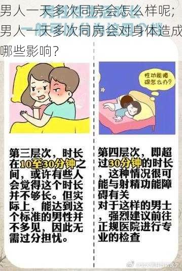 男人一天多次同房会怎么样呢;男人一天多次同房会对身体造成哪些影响？