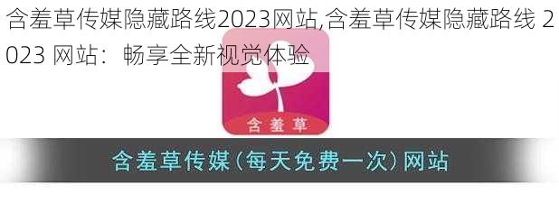 含羞草传媒隐藏路线2023网站,含羞草传媒隐藏路线 2023 网站：畅享全新视觉体验