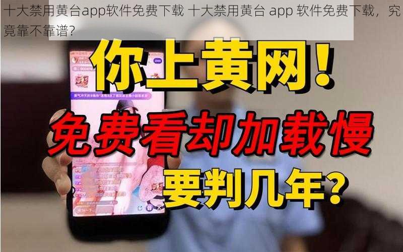 十大禁用黄台app软件免费下载 十大禁用黄台 app 软件免费下载，究竟靠不靠谱？