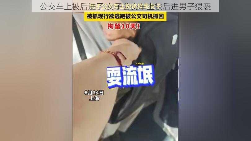 公交车上被后进了,女子公交车上被后进男子猥亵