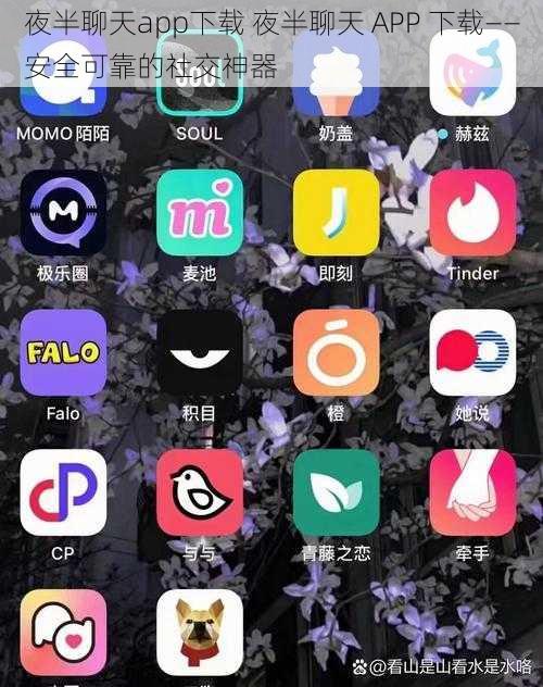 夜半聊天app下载 夜半聊天 APP 下载——安全可靠的社交神器