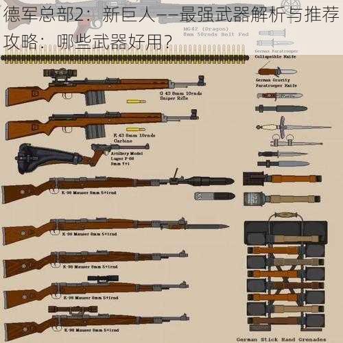 德军总部2：新巨人——最强武器解析与推荐攻略：哪些武器好用？