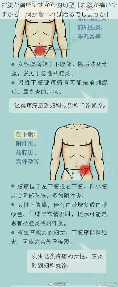 お腹が痛いですから的句型【お腹が痛いですから、何か食べれば治るでしょうか】