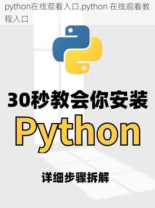 python在线观看入口,python 在线观看教程入口