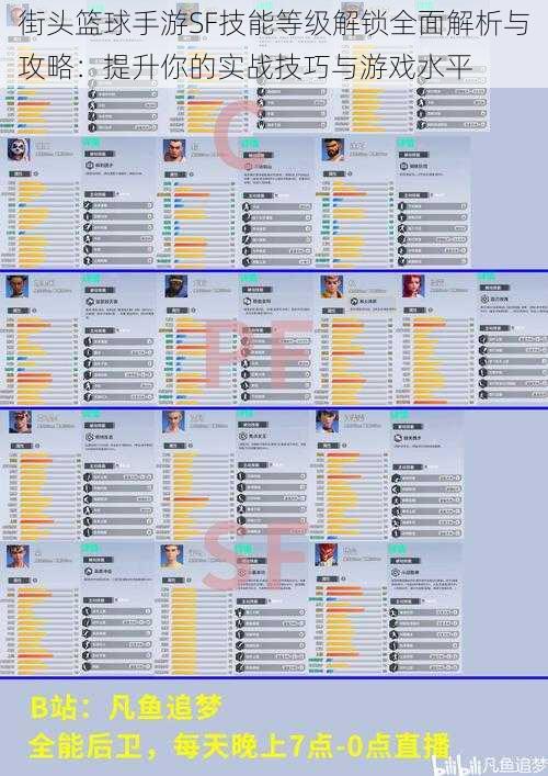 街头篮球手游SF技能等级解锁全面解析与攻略：提升你的实战技巧与游戏水平
