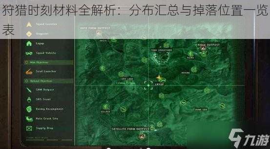 狩猎时刻材料全解析：分布汇总与掉落位置一览表